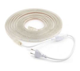 Комплект светодиодной ленты OGM 220В, 4,8Вт/м, smd3528, 60д/м, IP44, 300Лм/м, подложка 10мм, 5м, т/б SL-05 