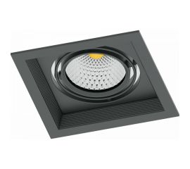 Карданный светильник FERON 1x12W, 1080 Lm, 4000К, 35 градусов, черный 41289 