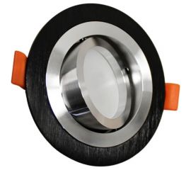 Встраиваемый точечный светильник Lumina Deco Duka LDC 8062-JP-D90 BK+SL 