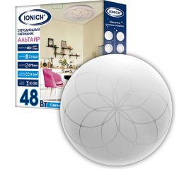 Светодиодный декоративный светильник IONICH Альтаир серия 2219, 48 Вт 3300 Лм 230 В 6500 К 350 мм IP20 1758 