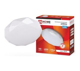 Светодиодный светильник IN HOME серии DECO, 18Вт, 230В, 4000К, 1170лм, 230мм, ДАЙМОНД 4690612033631 