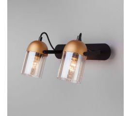 Настенный светильник Eurosvet 20122 2 черный золото a045909 