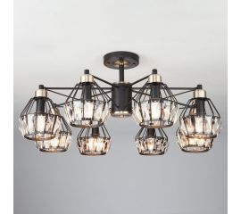 Потолочный светильник Eurosvet 70075 8 черный 00000083339 