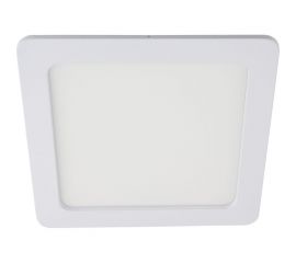 Квадратный встраиваемый даунлайт с драйвером Ecola LED downlight 18W 220V 4200K 225x225x20 DSRV18ELC 