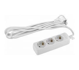 Удлинитель ЭРА U-3e-7m Россия c заземлением, 3х1мм2, 16А, ПВС, 3гн, 7м Б0028372 