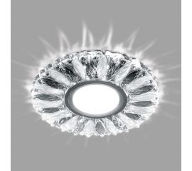 Потолочный встраиваемый светильник FERON со светодиодиодной подсветкой, хром, CD917 29536 