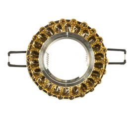 Встраиваемый декоративный светильник Fametto серия Luciole DLS-L151, GU5,3, GLASSY TEA UL-00003910 