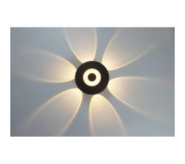 Садово-парковый светильник Apeyron светодиодный, декоративный, настенный, 7Вт, 530Лм, 3000К, IP54,черный 31-08 