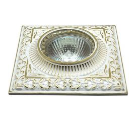 Встраиваемый светильник De Fran MR16, серебро с золотом, FT 1124 SG 