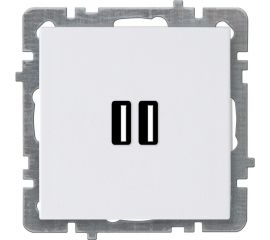 Механизм розетки NILSON USB TOURAN-ALEGRA-THOR, белый 24110481 