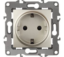 Розетка ЭРА 12-2101-04 2P+E Schuko, 16АХ-250В, шампань Б0014678 
