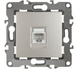 Телефонная розетка ЭРА 12310515 RJ11, IP20, Эра12, перламутр Б0019345 