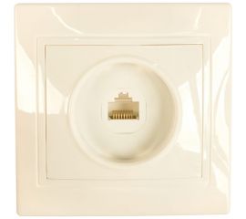 Компьютерная розетка, белая RJ45 TDM Таймыр SQ1814-0021 