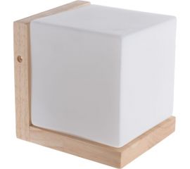 Декоративный настенный светильник APEYRON деревянная подставка, куб 16-01 