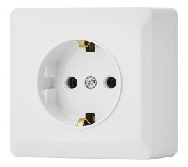 Одинарная розетка Vesta Electric Mega с заземление Mega FRZ00030102BEL 