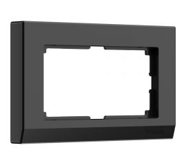 Рамка для двойной розетки WERKEL W0081808 Stark черный a050921 