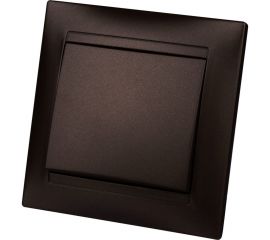 1-клавишный выключатель TDM 10А, шоколад, Лама SQ1815-0501 