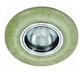 Встраиваемый светильник De Fran MR16 хром+светло-зеленый, FT 836 GR 