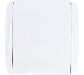 Розетка TDM 2П+3 открытой установки IP54 16А с крышкой белая "Селигер" SQ1818-0013 