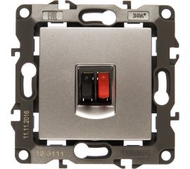 Аудио розетка ЭРА 12-3111-03 IP20, 12, алюминий Б0027453 