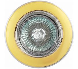 Встраиваемый светильник De Fran MR16 перламутровый золото+хром, FT 128 PG 