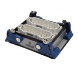 Низкая вилка Emas 4-фиксатора, для панели, 32 полюса, 16А, EBM32FM44 