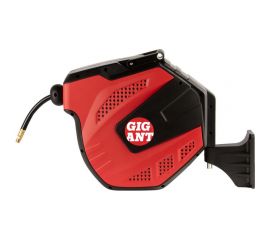 Шланг на автоматической катушке пневматический 15 м, 10х16 мм, ПВХ Gigant Professional G-PG85250 