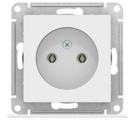 Механизм розетки Schneider Electric 1-м СП ATLAS DESIGN без заземления 16А белый ATN000141 