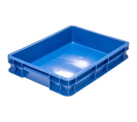 Ящик Тара.ру п/э, 400x300x75 мм, цв. синий 27634 