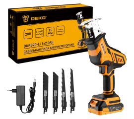 Аккумуляторная сабельная пила DEKO DKRS20-Li 063-4310 