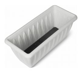 Ящик для растений с дренажной решеткой Martika Фелиция 40 см, мрамор С186-05-МРА 