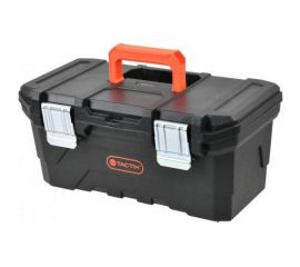 Ящик для инструмента TACTIX 23 черный с металлическими замками 58,5x30,0x26,0 см 320343 