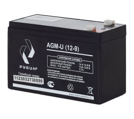 Аккумулятор АКБ 12-9 12В, 9Ач Рубин РЭ-АКБ1209 