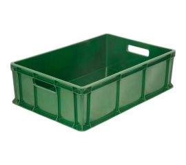 Сплошной ящик с ручками Дигрус 600x400x180 мм, зеленый Я-60.40.18-СрЗ/Д 