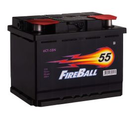 Аккумулятор FIRE BALL 6ст 55 N, 480 А CCA, 555107020 