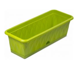 Ящик для растений с поддоном Martika Сиена 58 см, зеленый С173-03-ЗЕЛ 