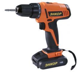 Аккумуляторный шуруповерт Энкор ДША-2 18ЭР/10ЛМ 2 акк. 2.0 Ач 50027 