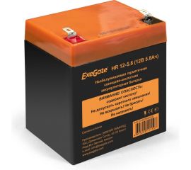 Батарея аккумуляторная АКБ HR 12-5.8 12V 5.8Ah 1223W, клеммы F1 ExeGate 282962 