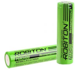 Аккумулятор ROBITON PAN3400 NCR18650B без защиты 12386 