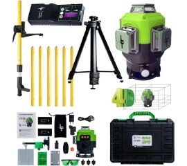 Профессиональный лазерный уровень LT L16-360S + штатив 4.8 м + тренога 1.5 м усиленная + приемник (отражатель) лазерного луча L16-360S/4.8м/1.5м-УС/ОТР 