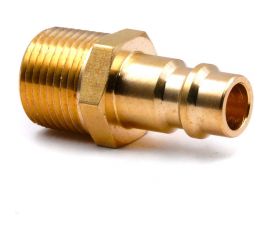 Соединение быстросъемное пневматическое HQ-PM38 «папа»-нар. резьба 3/8" (латунь) HQ-mech УТ000002473 