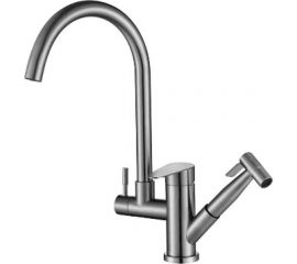 Смеситель для кухни FASHUN из SUS 304, с пистолетом-распылителем A56005 