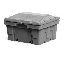 Ящик 250 л с крышкой POLIMER GROUP цвет серый FB12506 
