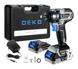 Аккумуляторный бесщеточный гайковерт DEKO DKIS20 3638 063-4033 