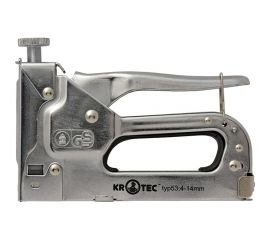 Регулируемый механический степлер KROTEC тип 53, 4-14 мм, металлический 4301008 