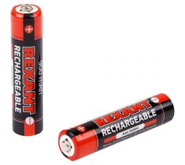 Мизинчиковый аккумулятор REXANT NiMH AAA 1.2 В 900 мАч 2 шт 30-1409 