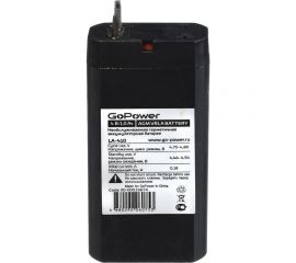 Аккумулятор свинцово-кислотный LA-410 4V 1.0Ah GoPower 00-00016674 