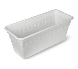 Балконный ящик для растений Martika Колывань 40 см, с поддоном, мрамор С183М 