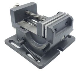 Станочные тиски TORNERI для сверлильных станков глобусные L губок 100 мм, серия QKD100 045787 