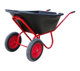 Двухколесная антиударная тачка Промышленник 110 л, пневматическое колесо 4,00/8 ПРОМ-110А2КП 
